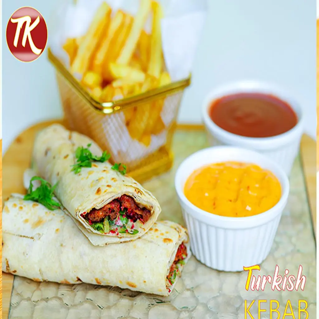 Meat Kebab with Hummus